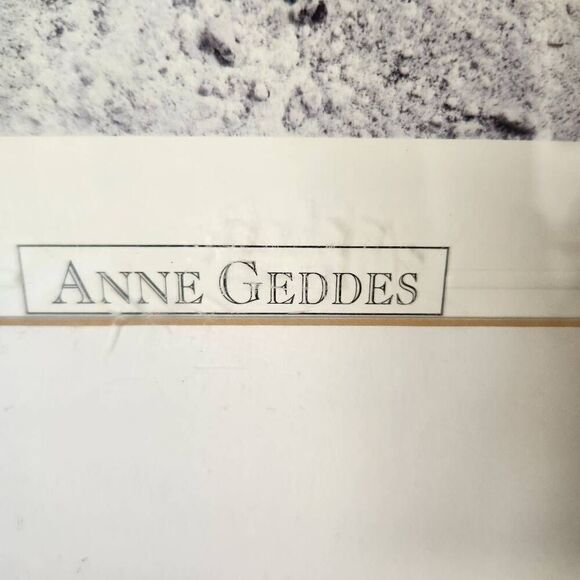 Anne Geddes black white print of triplet babies matted nursery decor - Picture 3 of 5